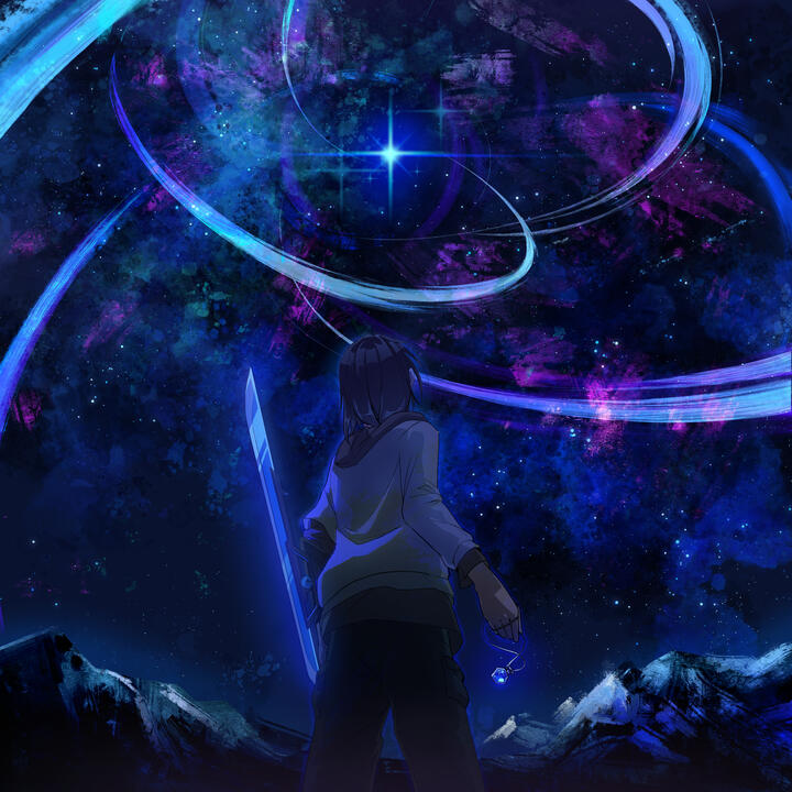 With no clear objective and no obvious path, Neuma desperately tries to find anything that can show him a way forward. In the barren dark fields under eternal starry skies, only one thing does: A strangely mesmerizing star, lighting the landscape with a pu